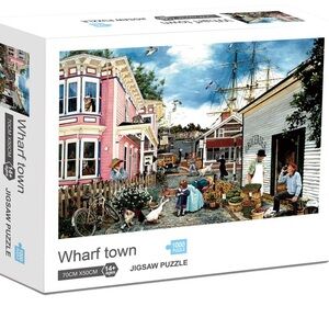 Wharf Town Jigsaw Puzzle - 1000 Pieces